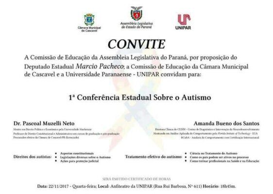 1ª Conferência Estadual sobre o Autismo
