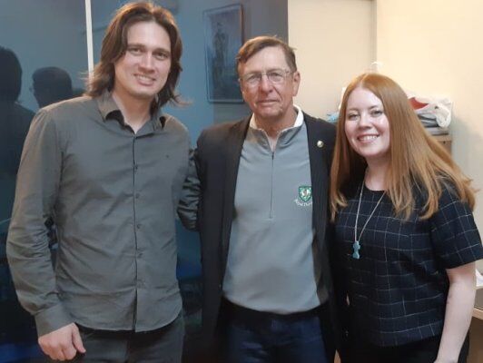 Presidente do Florida Institute of Technology visita o CEDIN
